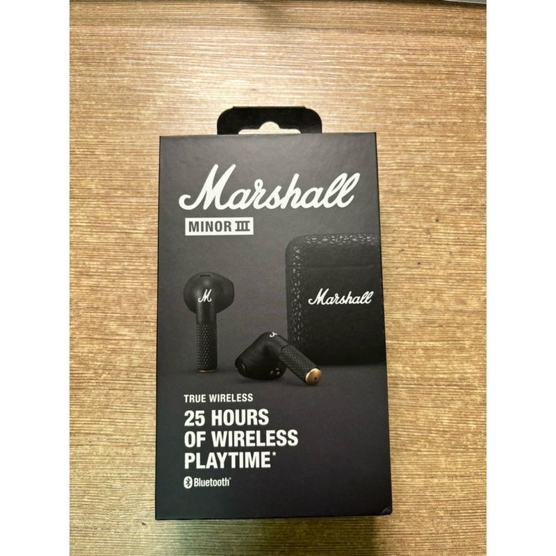 Marshall Minor III真無線藍牙耳機(經典黑)