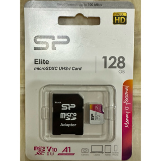 SILICON POWER 廣穎電通 Elite Micro SDXC 128G U1 V10 A1(含轉卡)