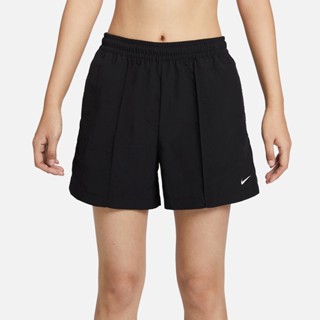 【NIKE】AS W NSW ESSNTL MR 5IN WVN SHR 運動短褲 黑 女款-FV6623-010