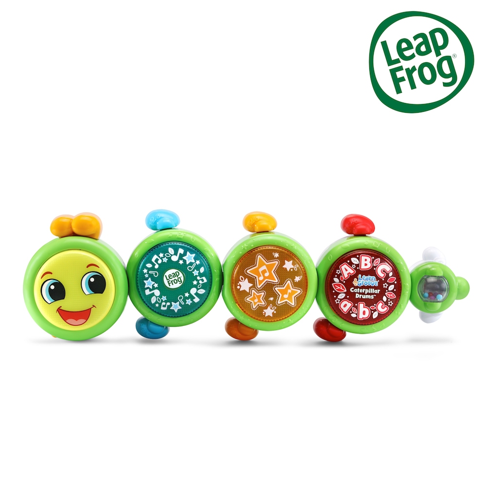 【Leap Frog】彩虹鼓毛毛蟲｜音樂玩具｜學習玩具