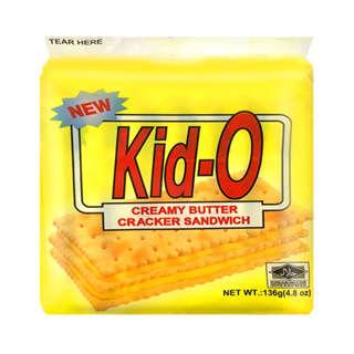 Kid-O 日清 奶油 三明治(奶素) 136g【康鄰超市】