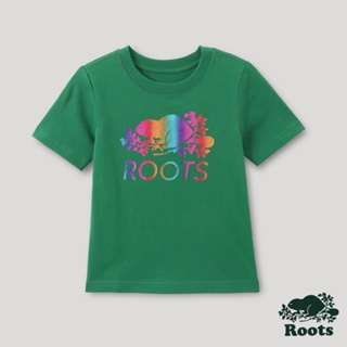 【Roots】小童-宇宙探索系列 彩虹海狸短袖T恤