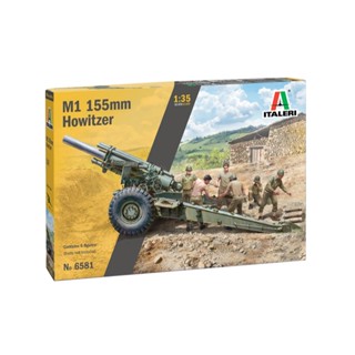 【喵喵模型坊】ITALERI 1/35 M1 155mm Howitzer with Crew (6581)