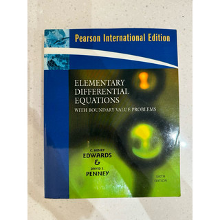 Elementary Differential Equations, 6/e 微分方程 教科書
