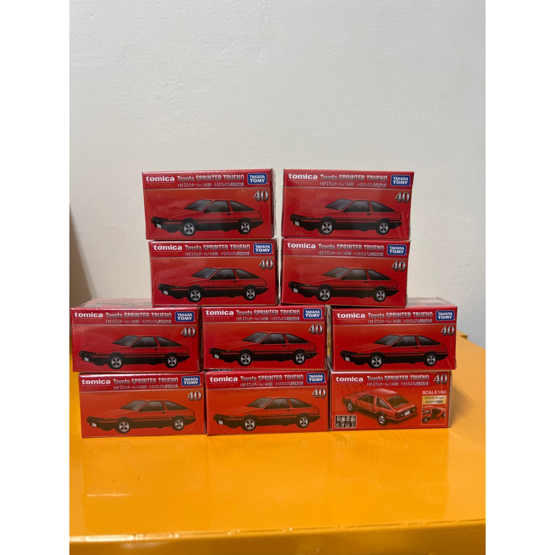 TOMICA TP紅盒40豐田Sprinter Trueno（AE86）紅盒