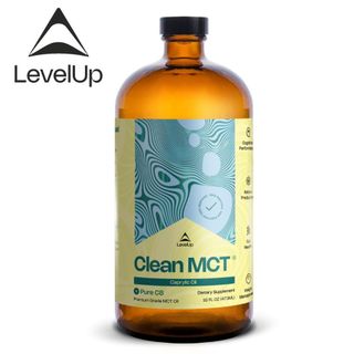 美國LEVELUP純淨C8 MCT中鏈油_473ml玻璃瓶裝_非一般MCT_防彈咖啡