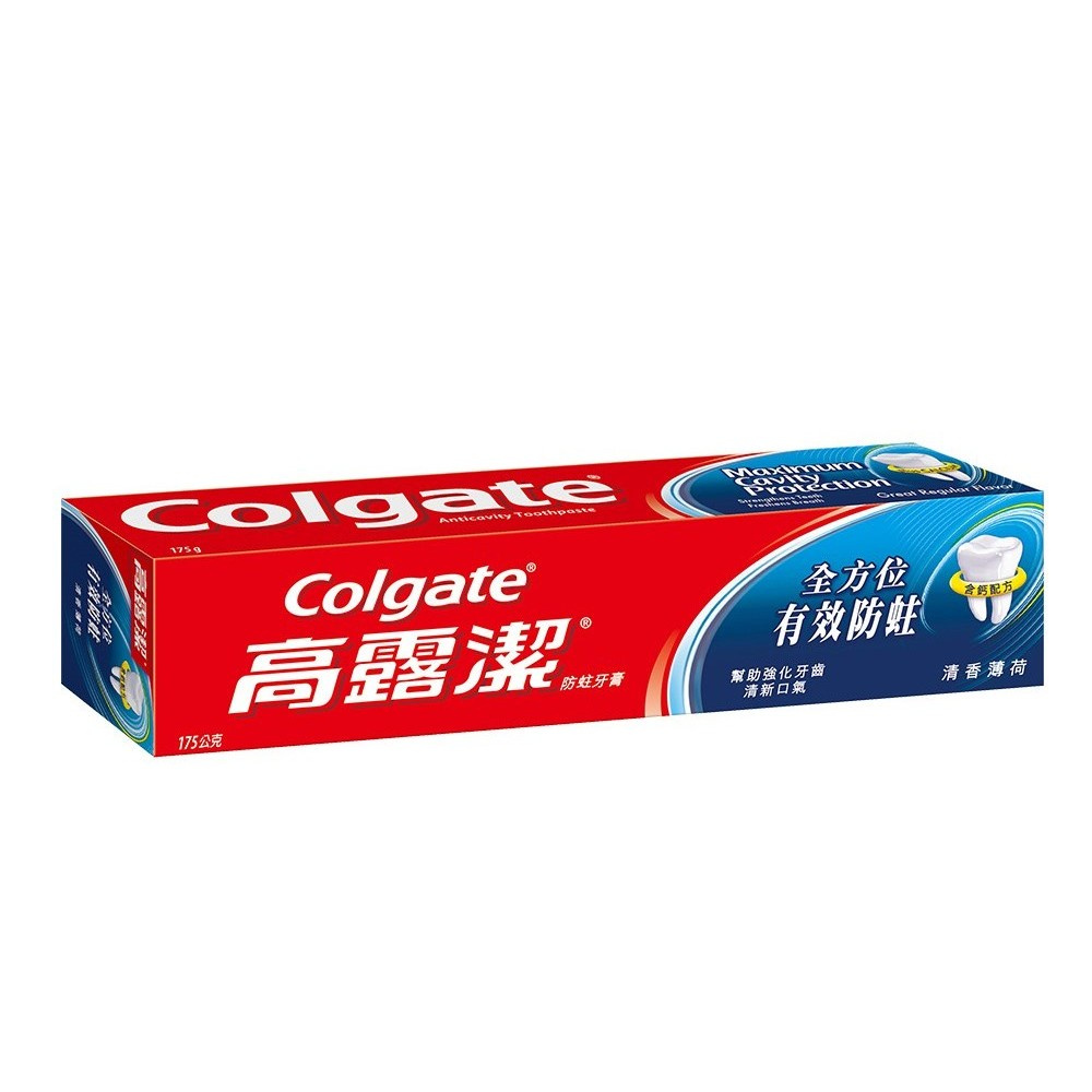 ***多多補給站***【高露潔】清香薄荷牙膏 175g｜含鈣 防蛀 護齒 Colgate toothpaste