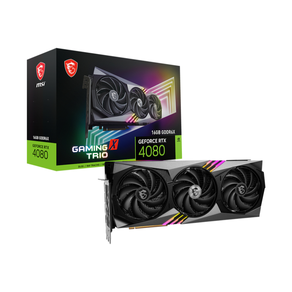 MSI GeForce RTX™ 4080 16GB GAMING X TRIO