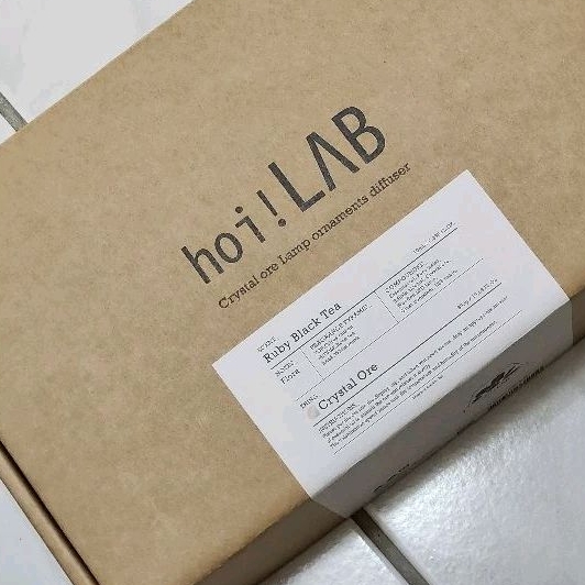 【二手】hoi!LAB富士水晶擴香燈禮盒，含精油