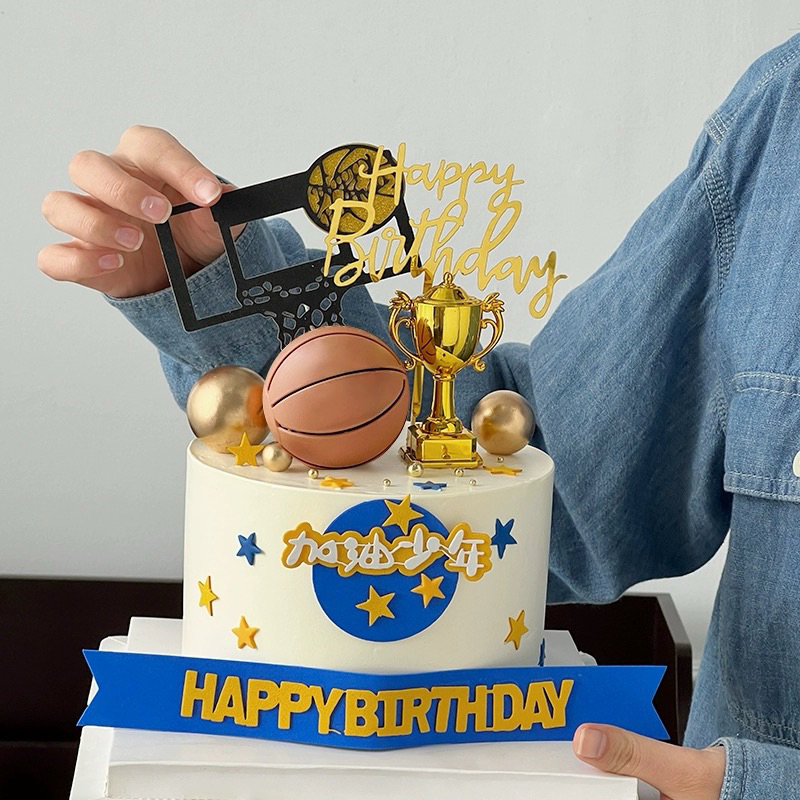 獎盃籃球造型蛋糕6吋