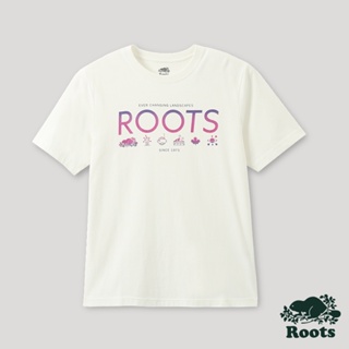 【Roots】男裝-宇宙探索系列 元宇宙有機棉短袖T恤