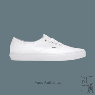 VANS AUTHENTIC 全白 懶人鞋 小白鞋 VN000EE3W00 【Insane-21】