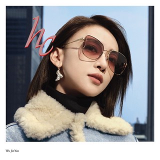 【原廠公司貨】COACH 亞洲版 吳謹言配戴款 典雅時尚太陽眼鏡 HC7158D 9331I6 玫瑰金框抗UV漸層鏡片