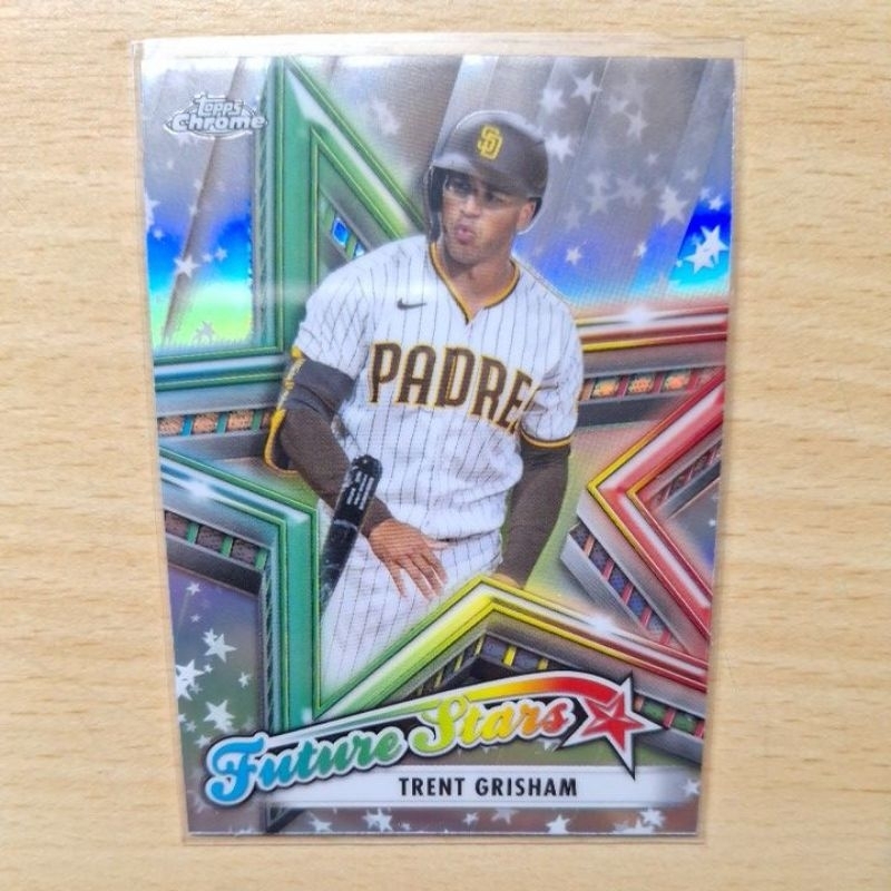 2021 MLB Topps Chrome Trent Grisham FutureStars 特卡 球員卡