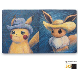 頂溪😊Van Gogh Pikachu 梵谷博物館 梵谷 皮卡丘 伊布 寶可夢中心 寶可夢 寶可夢卡墊 桌墊 卡墊