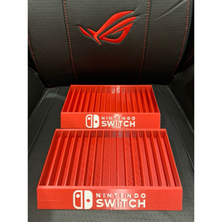「現貨」Nintendo switch 遊戲片 收納盒展示 紅色 16片裝（二手）