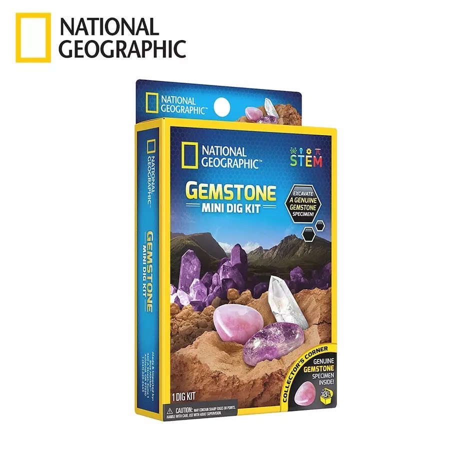 National Geographic國家地理 地質寶石迷你挖掘套組 兒童玩具
