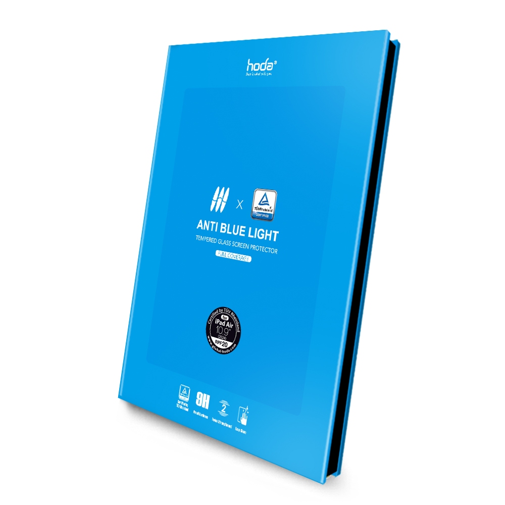hoda iPad Air 10.9吋 / 12.9吋 (2024) 德國萊因認證抗藍光玻璃保護貼