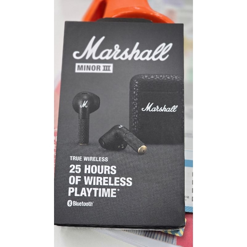 全新 台灣原廠公司貨 Marshall Minor III Bluetooth 真無線藍牙耳塞式耳機