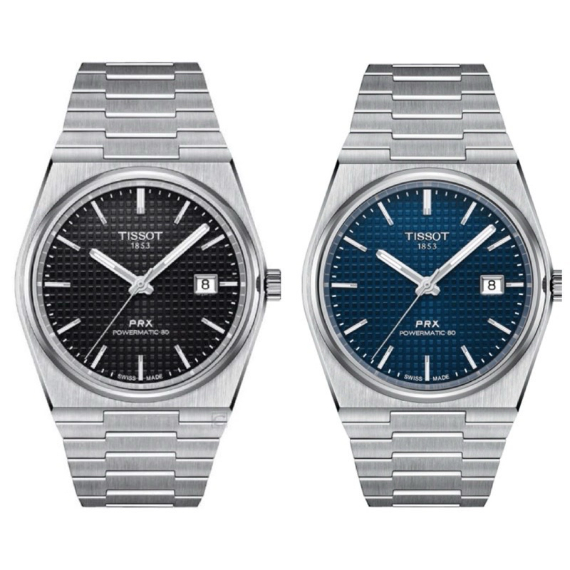 🔥現貨正品最低價🔥TISSOT天梭 PRX系列 AP款 復刻70年代 機械腕錶T1374071104100/40mm藍黑