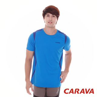 CARAVA抗菌排汗T(海藍)(深藍/淺灰)(深藍/海藍)