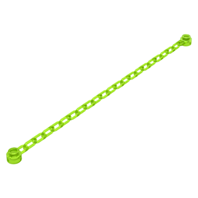 AndyPB 樂高LEGO 透明螢光綠色 鍊子21節 [30104] Chain 6313018