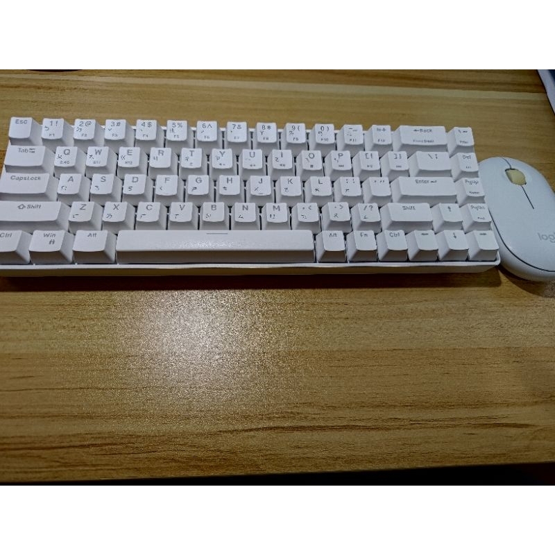 二手 鍵鼠組 機械鍵盤 GK68 茶軸 羅技 M350 靜音滑鼠 logitech