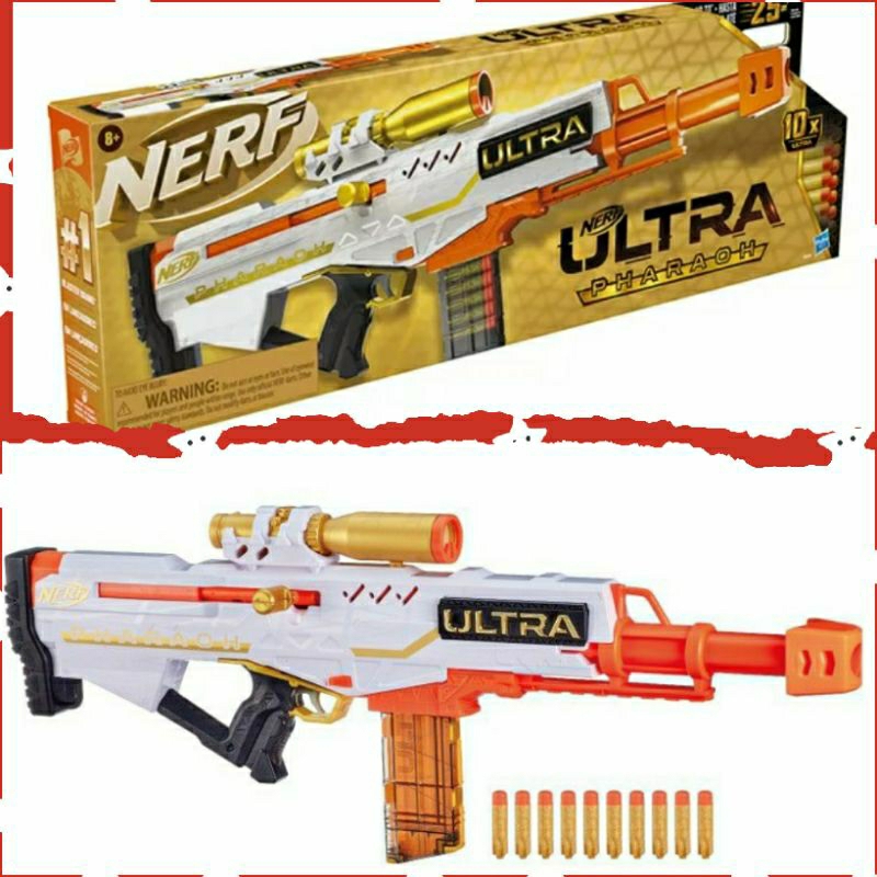 神盾橘 NERF ULTRA 熱火極限系列 法老王 PHARAOH 狙擊槍 軟彈發射器 亞洲灰扳機 新品盒裝