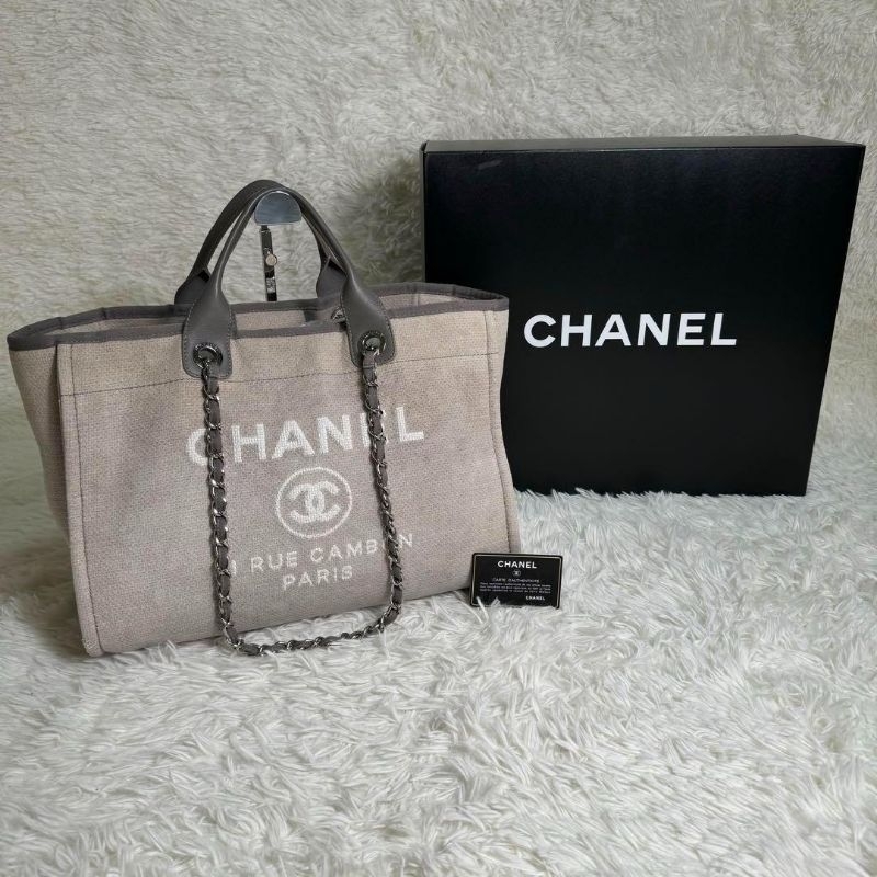 東京二手正品chanel vintage沙灘包