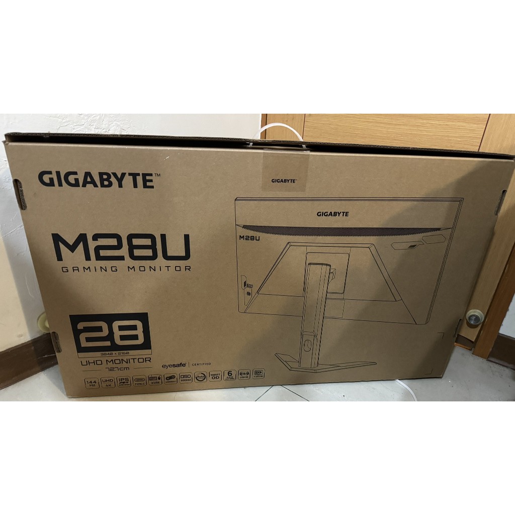 GIGABYTE M28U 電競螢幕(28吋/4K/144hz/1ms/IPS/Type-C)