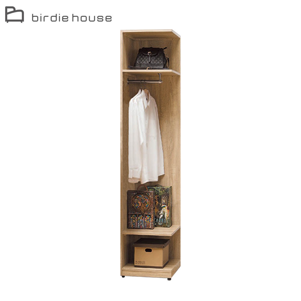 Birdie-葛瑞絲1.5尺轉角開放衣櫃/開放式牆角衣櫃