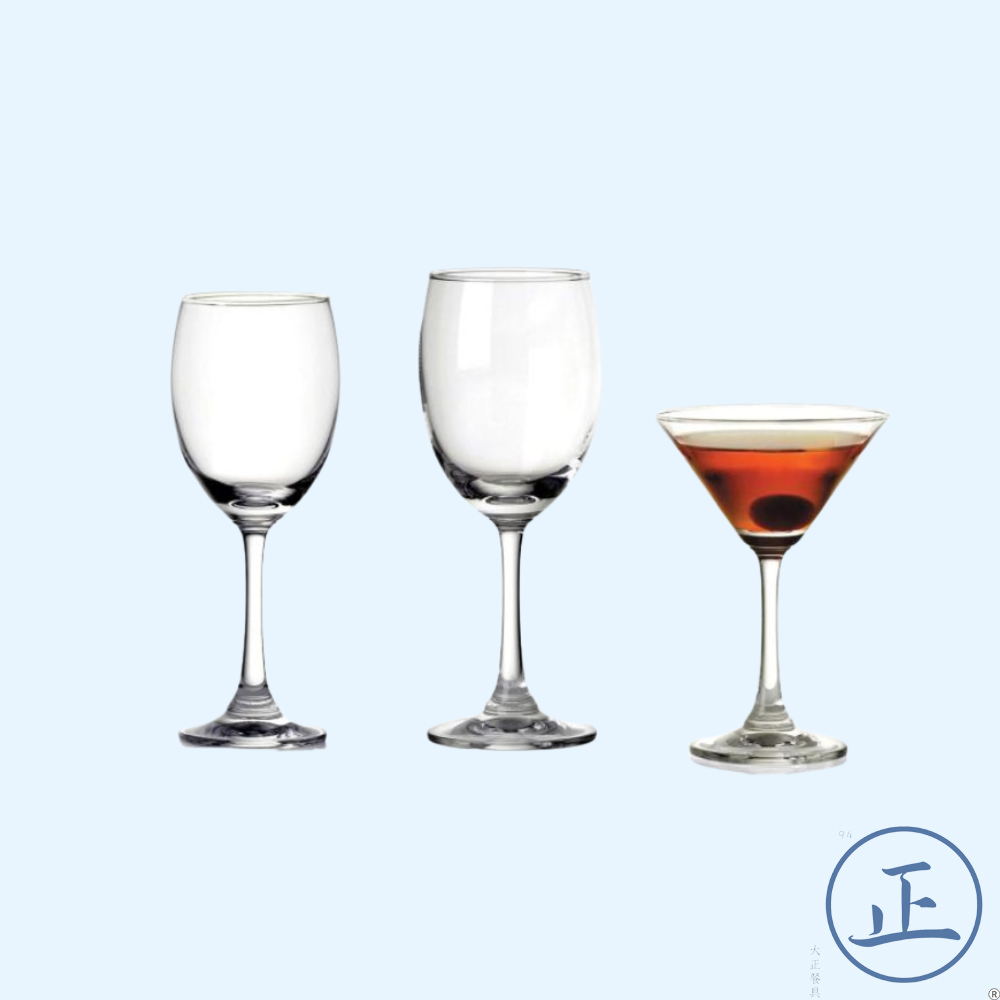 高腳酒杯【大正餐具批發】(6入) ocean 玻璃杯 紅酒杯 高腳水杯 馬丁尼杯 紅酒杯