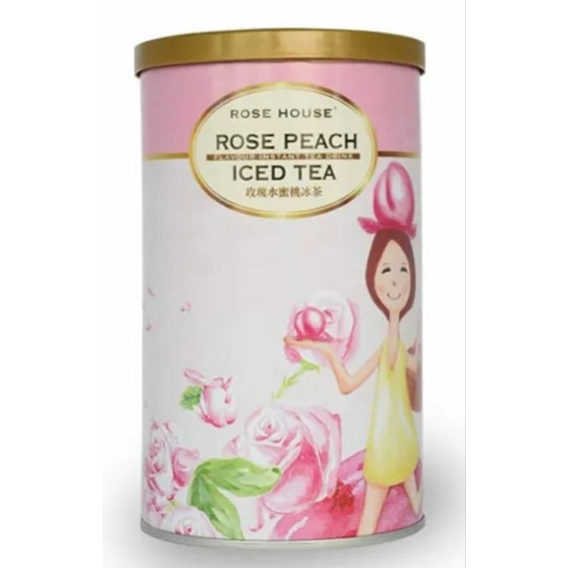 古典玫瑰園-玫瑰水蜜桃風味冰茶（280g）