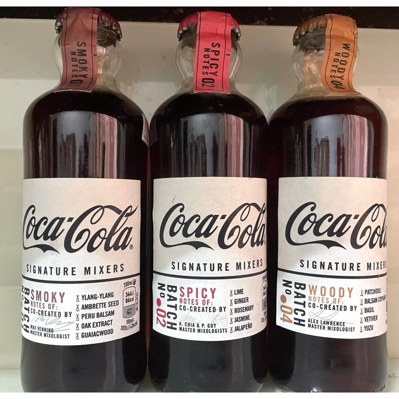 英國可口可樂玻璃瓶限定口味 3瓶不拆售$699
