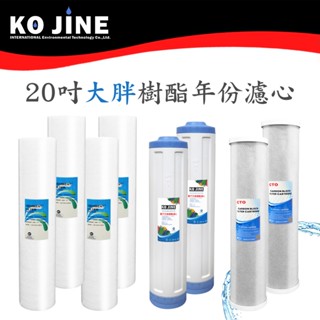 👍熱銷 20吋大胖濾心 除垢功能 全戶水塔過濾 NSF認證 活性碳濾心 樹脂濾心 8支 一年份 淨水器 濾水器《水王子》