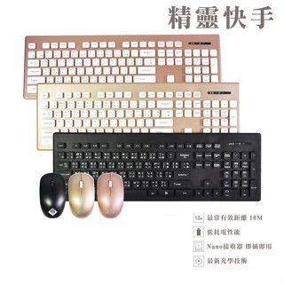 I Shock 精靈快手 KB-99 無線/薄膜式/1200DPI/中文 無線鍵盤滑鼠組 鍵盤 滑鼠 鍵鼠組