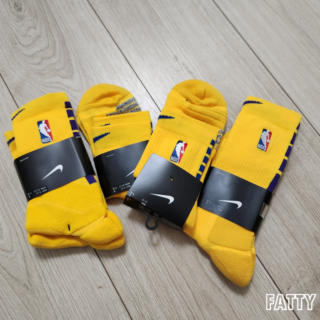 NIKE 球員版 ELITE襪 NBA GRIP防滑 短筒中筒 LAKERS LBJ LEBRON 湖人 勇士CURRY