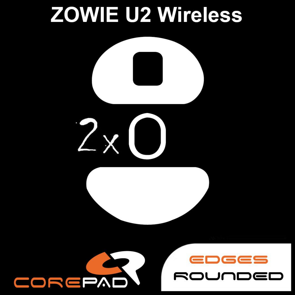 Corepad Zowie U2 Wireless 專用鼠貼 PRO 硬派精璽