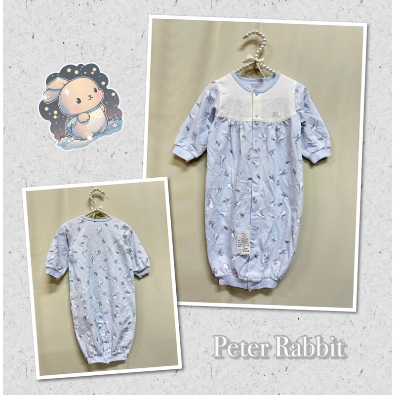 🎀Peter Rabbit 奇哥 比得兔 可愛比得兔連身裝 12M  全新 AWA0482｜連身包屁衣