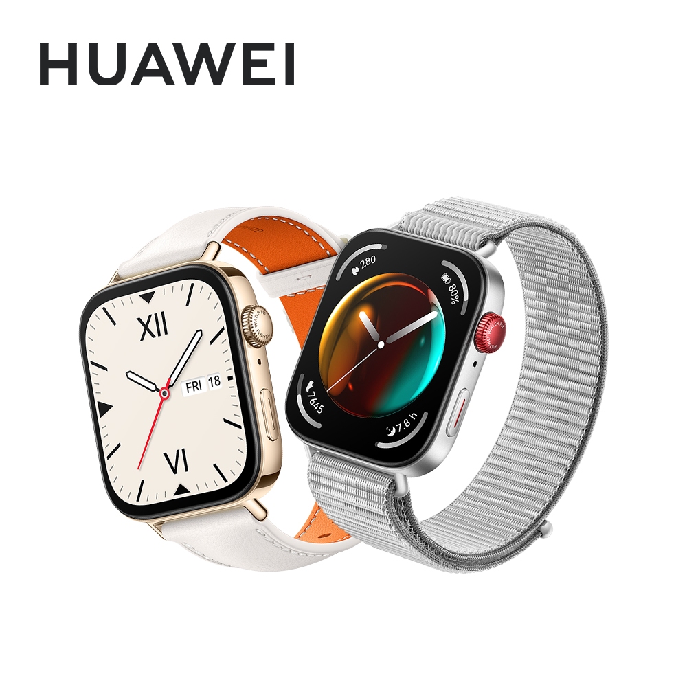 【贈FreeBuds SE2 白】HUAWEI Watch Fit 3 1.82吋智慧手環 尼龍/皮革錶帶款
