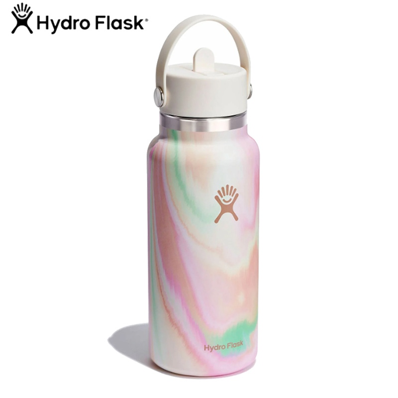 【Hydro Flask】2024限定款現貨 Sugar Rush 32oz 寬口吸管保溫鋼瓶 HFLEW32BS24G