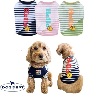 【你和我的狗】 日本DOG DEPT 純棉條紋 【現貨】 寵物衣服 狗狗衣服 貓咪衣服 法鬥衣服 臘腸狗衣服 大狗衣服