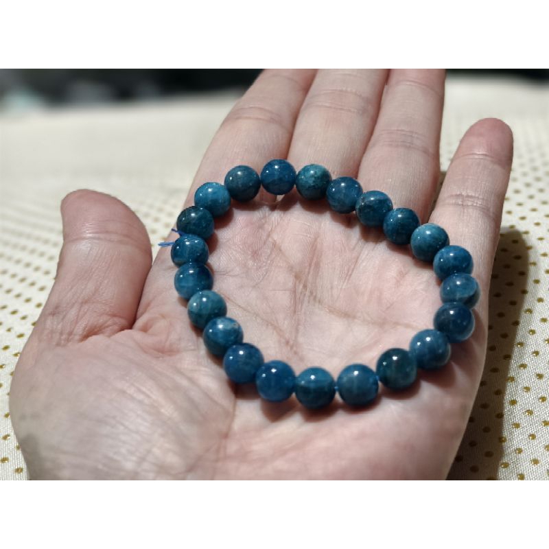 藍磷灰石手珠  (贈品任選一次：占卜或解籤或解夢)