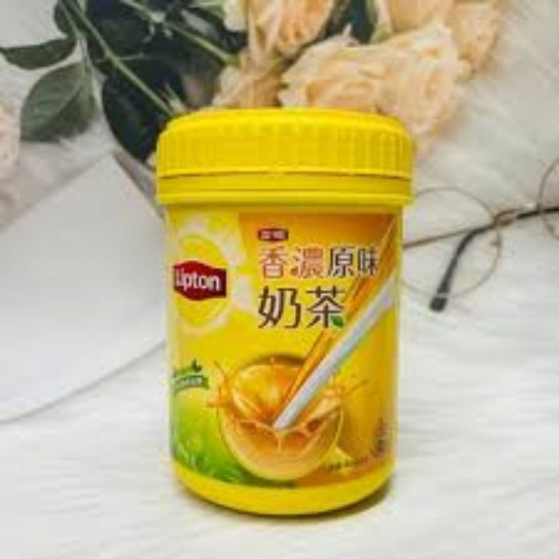 立頓香濃原味奶茶450克（罐裝）