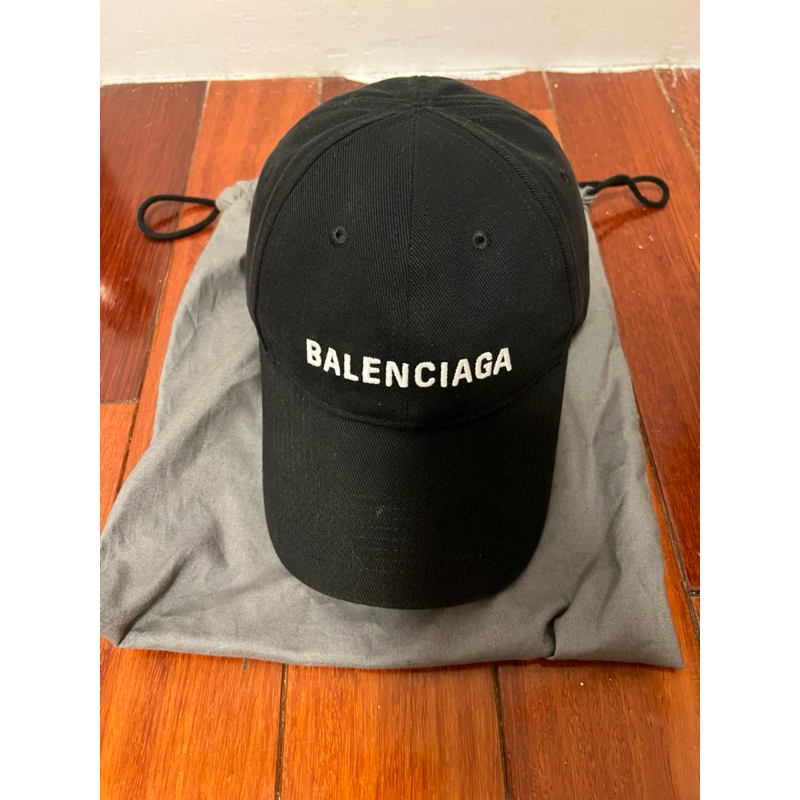 二手正品👈 BALENCIAGA 巴黎世家 老帽 黑  尺寸：L