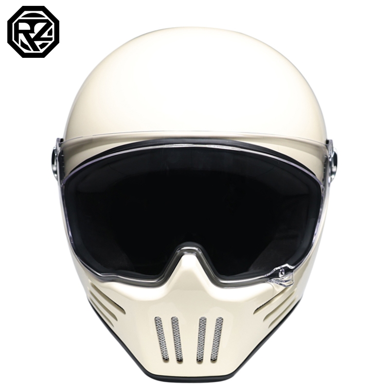 🧸防UV鏡片 ORZ正品 復古全罩安全帽 哈雷重機安全帽 機車頭盔 透氣內襯 DOT認證