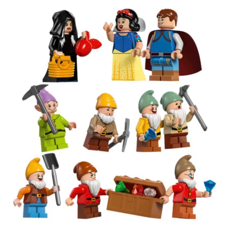 《蘇大樂高》LEGO 43242 全人偶 白雪公主 七個小矮人（全新）