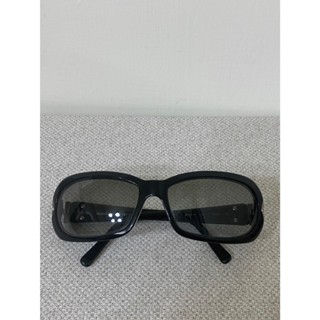 台灣二手太陽眼鏡🕶️｜Salvatore Ferragamo-黑白長方形太陽眼鏡🕶️