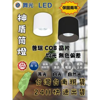 【蝦幣10%回饋！】舞光 現貨 LED 神盾 吸頂燈 筒燈 桶燈 投射燈 白光 黃光 自然光 10W 20W 30W