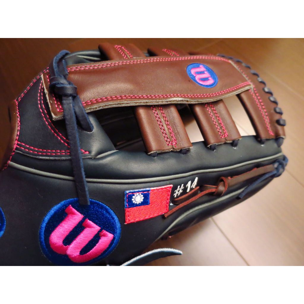 {圓圓小舖}全新美規日本製WILSON A2K custom glove 威爾森棒壘球手套特別訂做訂製訂作款外野雙十字擋